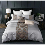 Luxury Tufted Embroidery Duvet Set - The Linen House