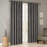 Luxury Velvet Curtains Pack of 2 – Charcoal Grey - The Linen House