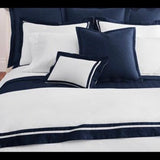 Contrasting Border Duvet Set - The Linen House