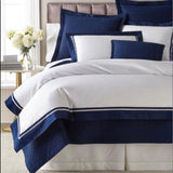 Contrasting Border Duvet Set - The Linen House