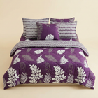 Bold Stripes 7Pc Cotton Printed Bedspread Set
