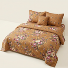 Classic Floral Printed Bedspread Set – 7 Pcs