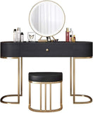 Makeup Dressing Table with 1 Sliding Drawer - The Linen House