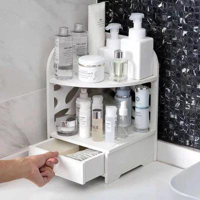 Makeup Floor Corner Organizer Rack - The Linen House