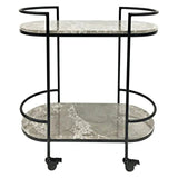 MDF Bar Cart / Drinks Trolley - The Linen House