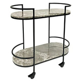 MDF Bar Cart / Drinks Trolley - The Linen House