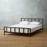 Metal Bed Frame with 2 Side Tables – Sleek & Functional Bedroom Set - The Linen House