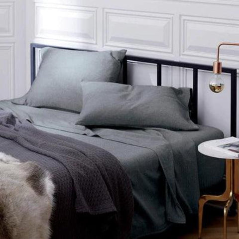 Metal Bed Frame with 2 Side Tables – Sleek & Functional Bedroom Set - The Linen House