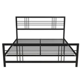 Metal Bed Frame with 2 Side Tables – Stylish and Durable Bedroom Set - The Linen House