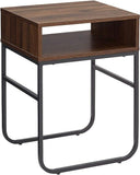 Metal Leg and MDF Sheet Rectangle Side Table Living Room - The Linen House