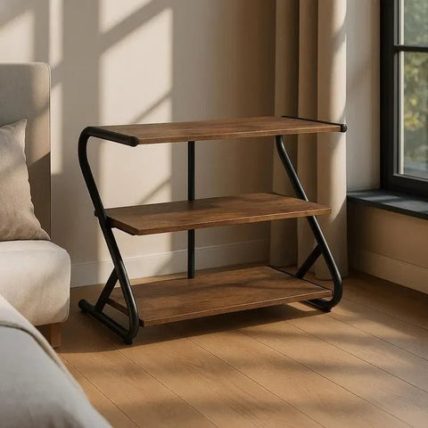 Metal Mdf Industrial Design Shoe Storage for Modern Home - The Linen House
