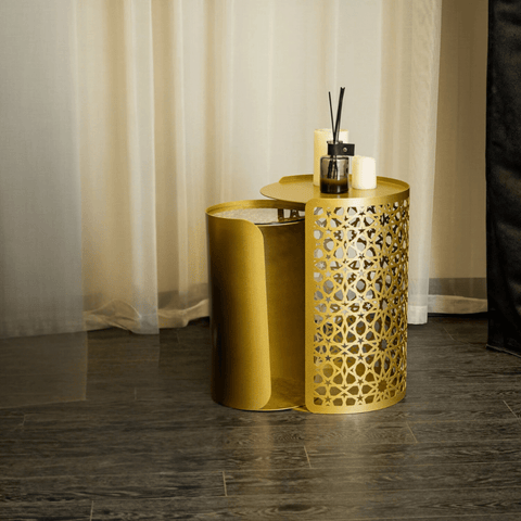 Metal Side Table Set of 2 - The Linen House