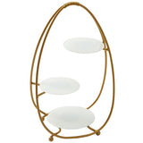 Metalcraft Oval 3 - Tier Buffet Stand - The Linen House