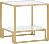 Minimalist Design Living Room Golden End Table - The Linen House
