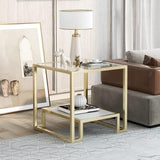 Minimalist Design Living Room Golden End Table - The Linen House