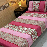 Mixed Floral Patchwork Print Bedsheet – Single Size (Pack of 2) - The Linen House