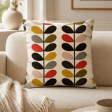 Modern Abstract Leaf Cushion Cover – Stylish Decorative Pillow Case - The Linen House