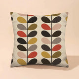 Modern Abstract Leaf Cushion Cover – Stylish Decorative Pillow Case - The Linen House