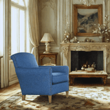 Modern Accent Chair with Wood - The Linen House