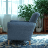 Modern Accent Chair with Wood - The Linen House