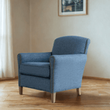 Modern Accent Chair with Wood - The Linen House