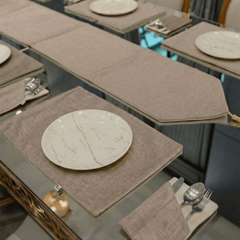 Modern and Elegant Table Setting - The Linen House