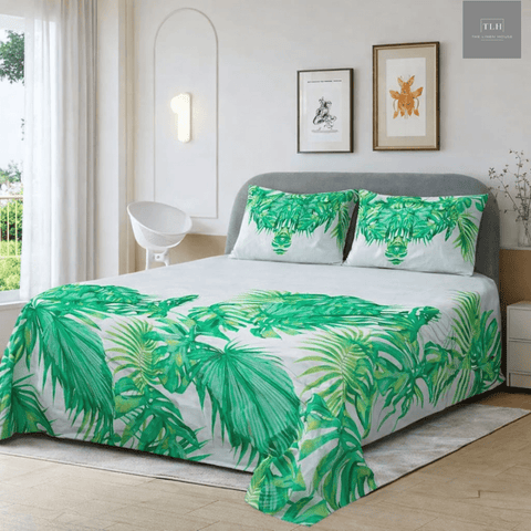 Modern Botanical Bedding(3 pcs) - The Linen House