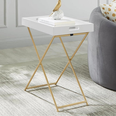 Modern Design Foldable TV Snack Sofa Tray Table - The Linen House
