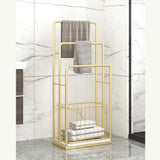 Modern Freestanding Towel Rack with Study Towel Rail - The Linen House