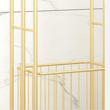 Modern Freestanding Towel Rack with Study Towel Rail - The Linen House