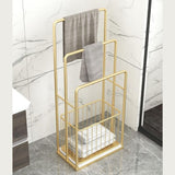 Modern Freestanding Towel Rack with Study Towel Rail - The Linen House