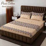 Modern Geometric Charm Fitted Sheet - The Linen House