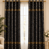 Modern Greek Key Pattern Curtain (Pack of 2) - The Linen House