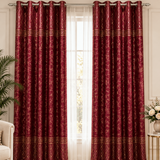 Modern Greek Key Pattern Curtain (Pack of 2) - The Linen House