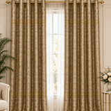 Modern Greek Key Pattern Curtain (Pack of 2) - The Linen House