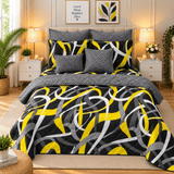 Modern Luxury Printed Bedspread Bedding – 7 Pcs - The Linen House