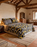 Modern Luxury Printed Bedspread Bedding – 7 Pcs - The Linen House