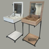 Multi purpose Movable Makeup table,Storage table - The Linen House
