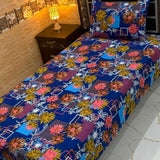 Multicolor Floral & Abstract Print Bedsheet – Single Size (Pack of 2) - The Linen House