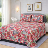 Multicolor Floral Printed Bedsheet Set (3pcs) - The Linen House