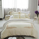 Embroidered Duvet - The Linen House