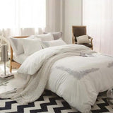 Embroidered Duvet - The Linen House