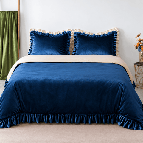 Navy Blue Duvet Cover Set - The Linen House