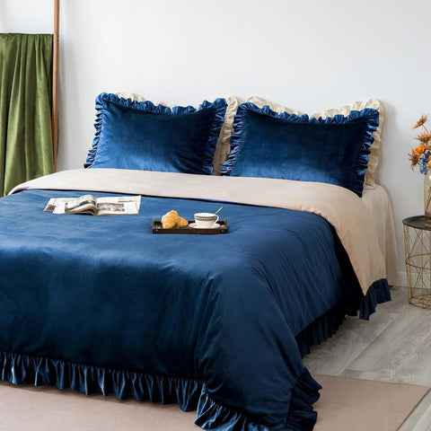 Navy Blue Duvet Cover Set - The Linen House