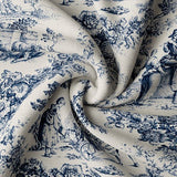 Navy Printed Bedding Duvet Set - The Linen House