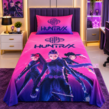 Neon Warrior Girls Kids Bedsheet - The Linen House
