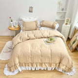 New Bottom Ruffled Set Duvet - The Linen House