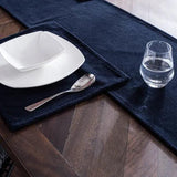 New Velvet Table Runner With Mats - The Linen House