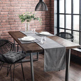 New Velvet Table Runner With Mats - The Linen House