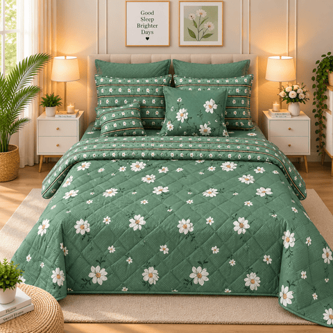 Ocean Breeze 7Pc Comforter Set in Cotton Blend - The Linen House